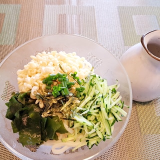 さっぱり食べられる！冷やし たぬきうどん